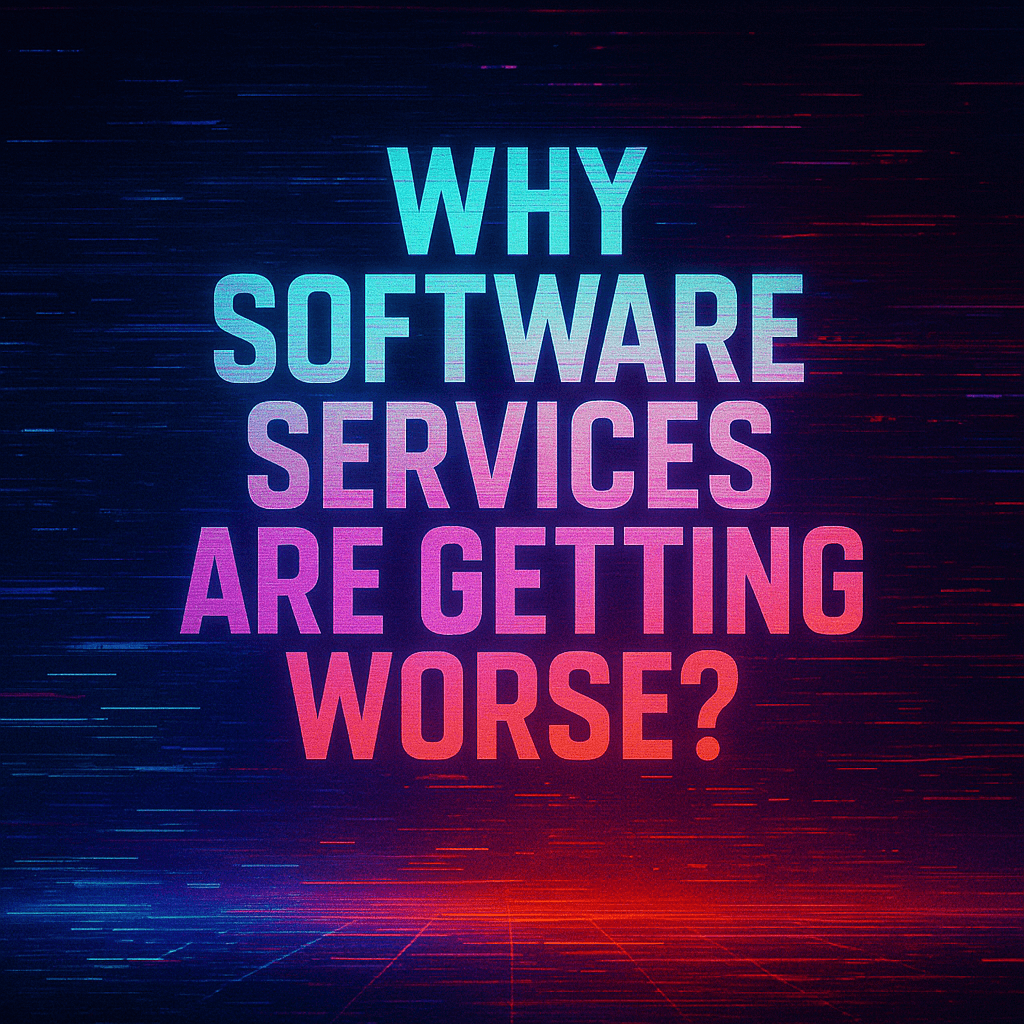 The Silent Decline of Modern Software